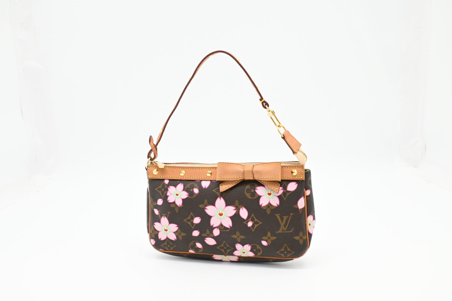 Louis Vuitton Pochette Accessoires in Cherry Blossom Monogram Canvas