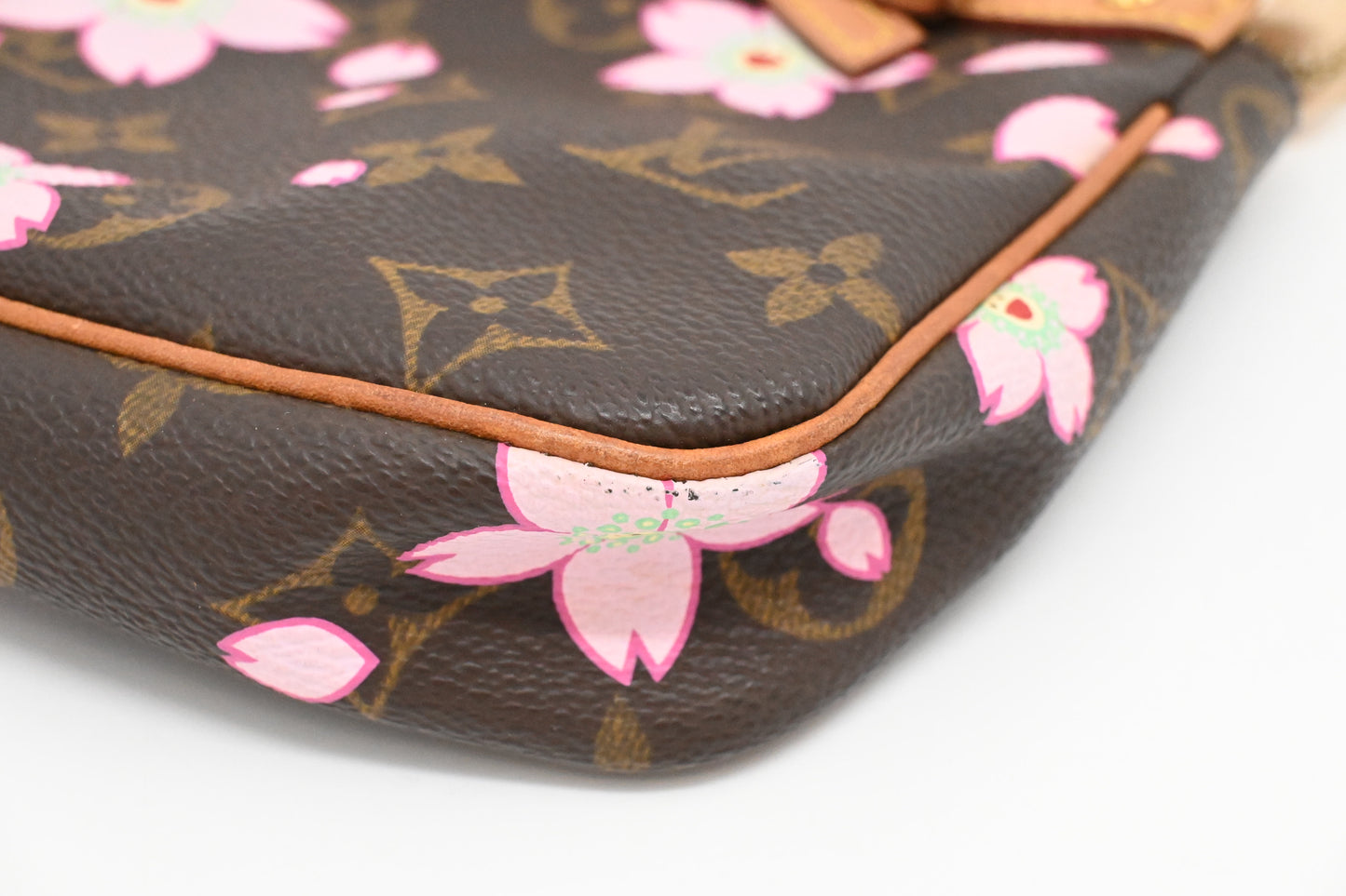 Louis Vuitton Pochette Accessoires in Cherry Blossom Monogram Canvas