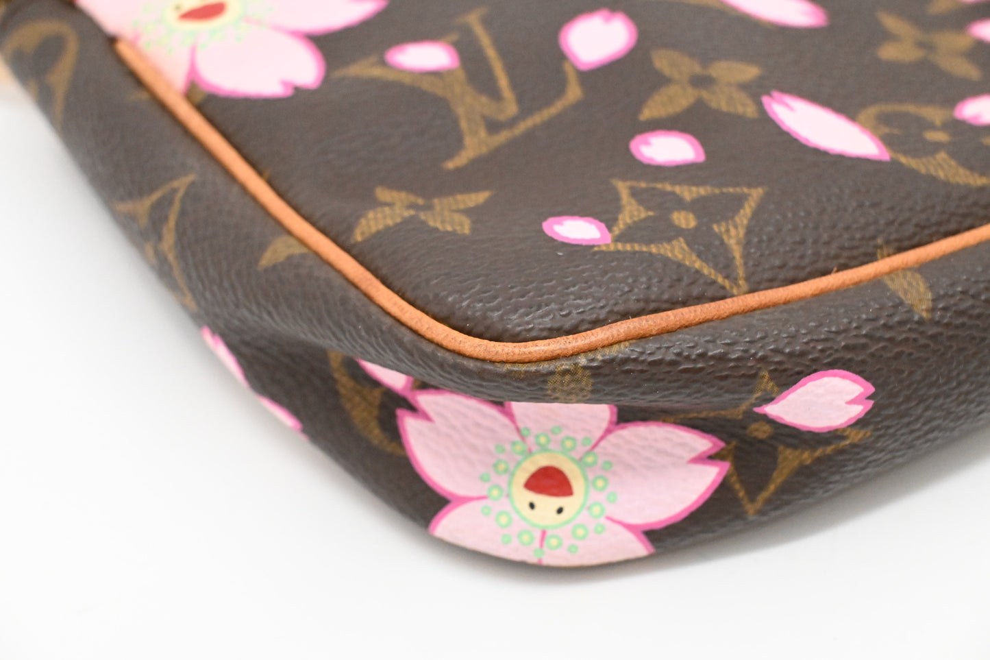 Louis Vuitton Pochette Accessoires in Cherry Blossom Monogram Canvas