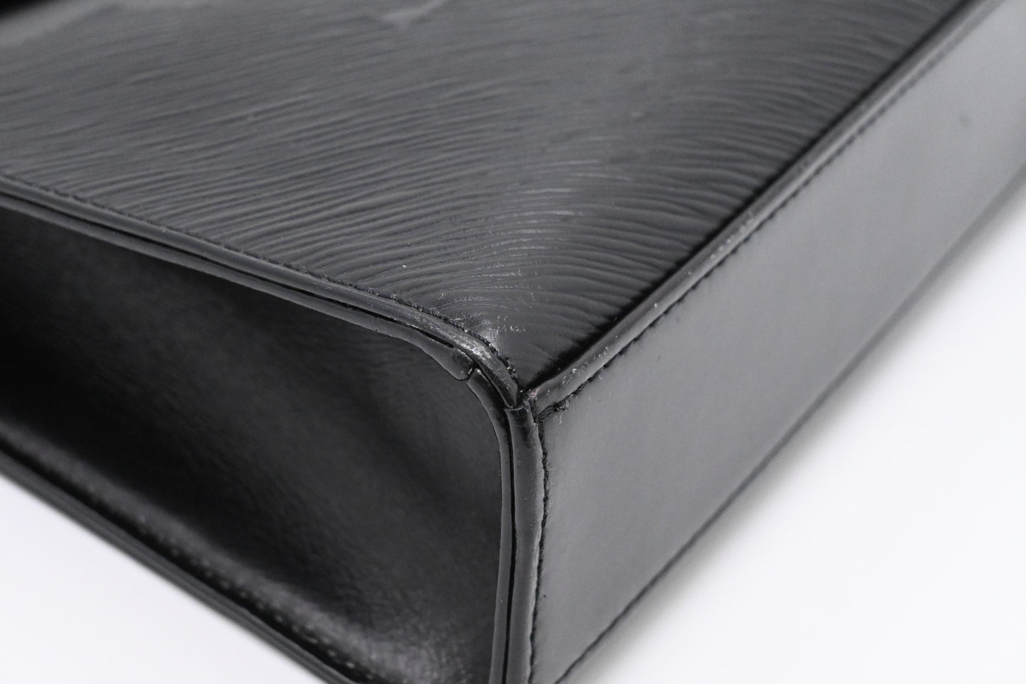 Louis Vuitton Sparte Shoulder Bag in Black Partial Grain Leather