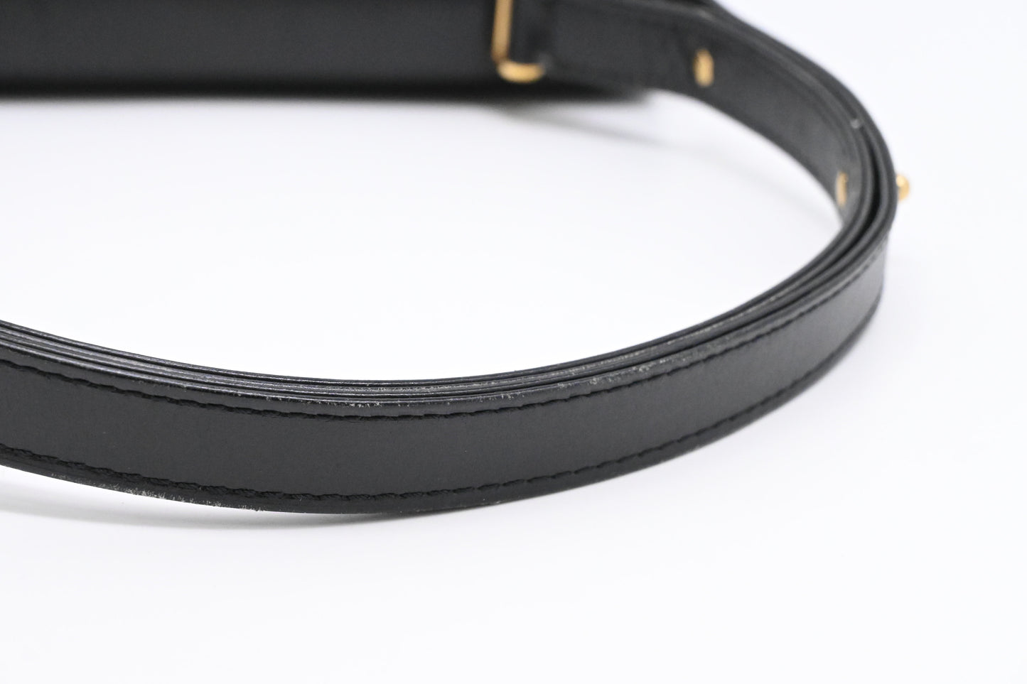 Louis Vuitton Sparte Shoulder Bag in Black Partial Grain Leather