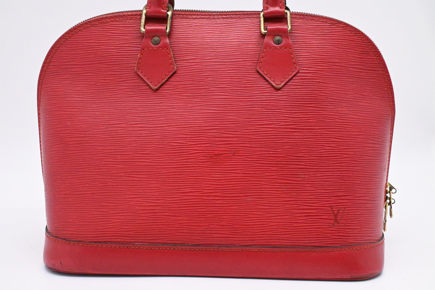 Louis Vuitton Alma in Red Epi Leather