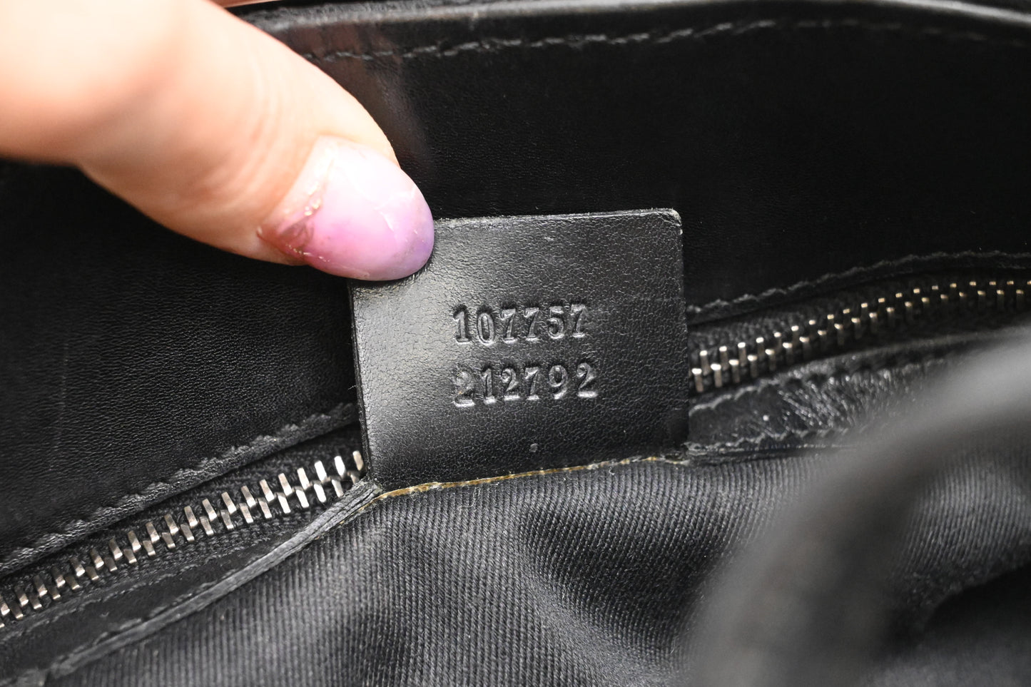 Gucci Shoulder bag in Black GG Canvas