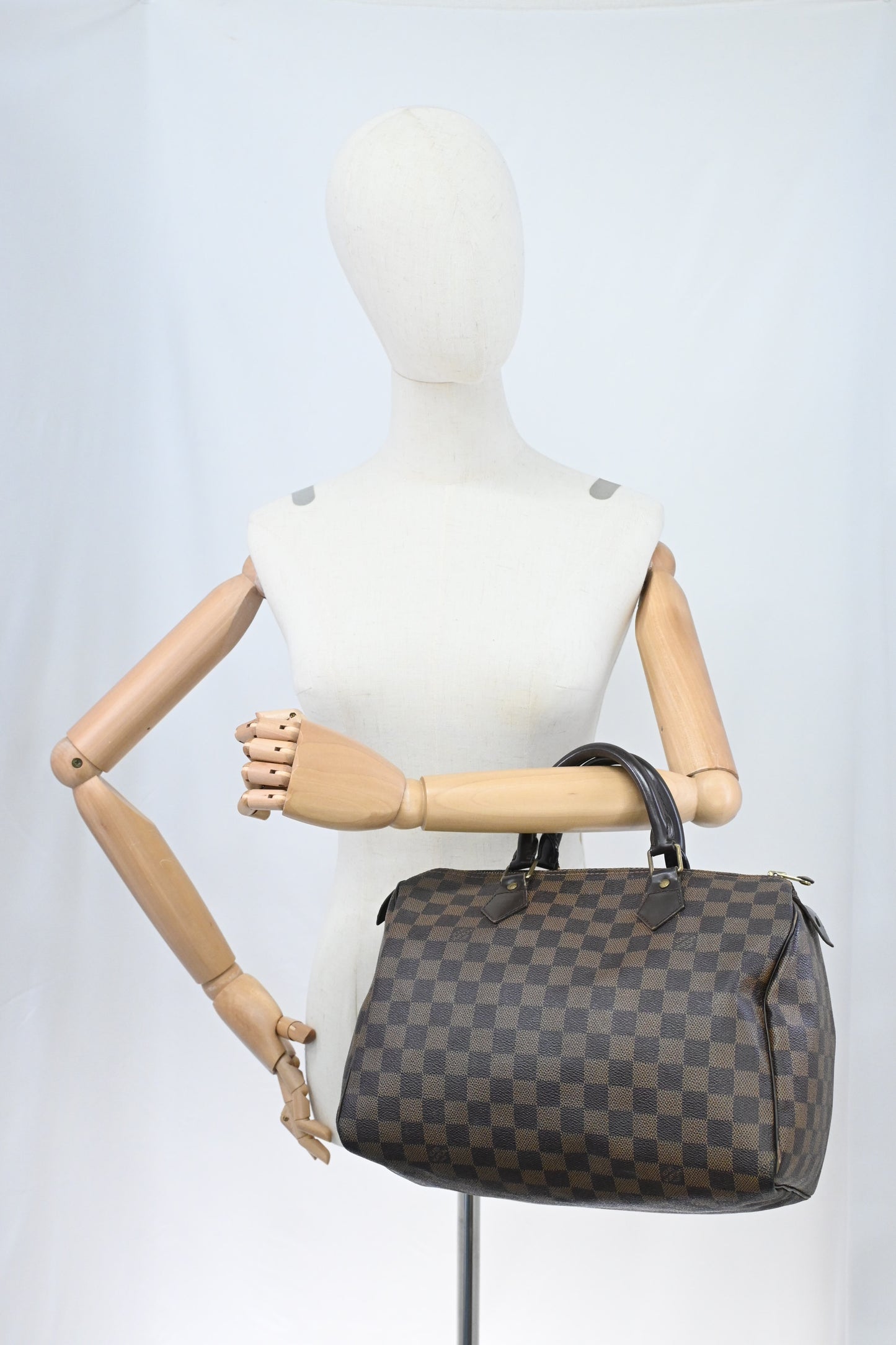 Louis Vuitton Speedy 30 in Damier Ebene Canvas