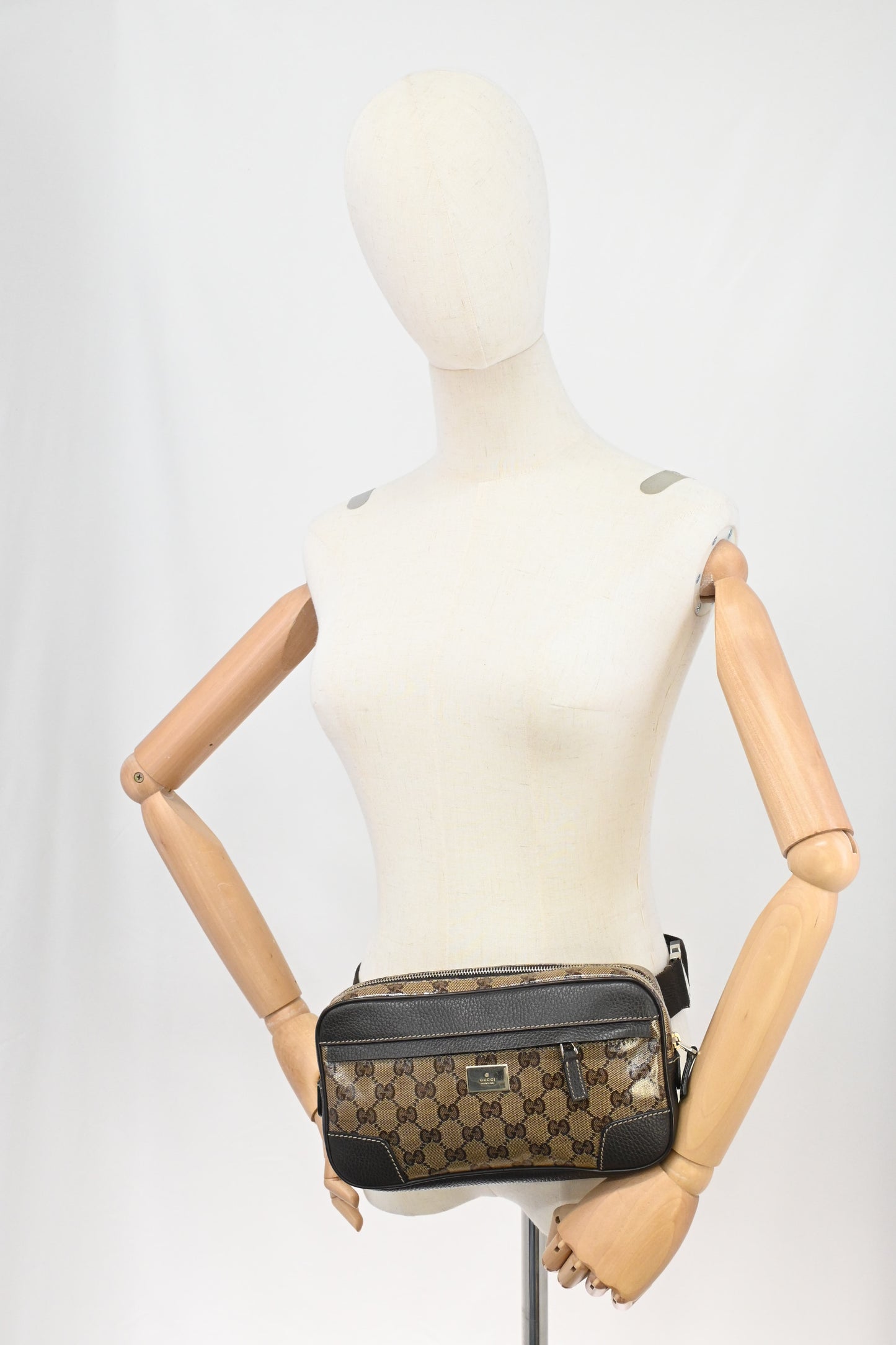 Gucci Bumbag in Brown Crystal GG Canvas