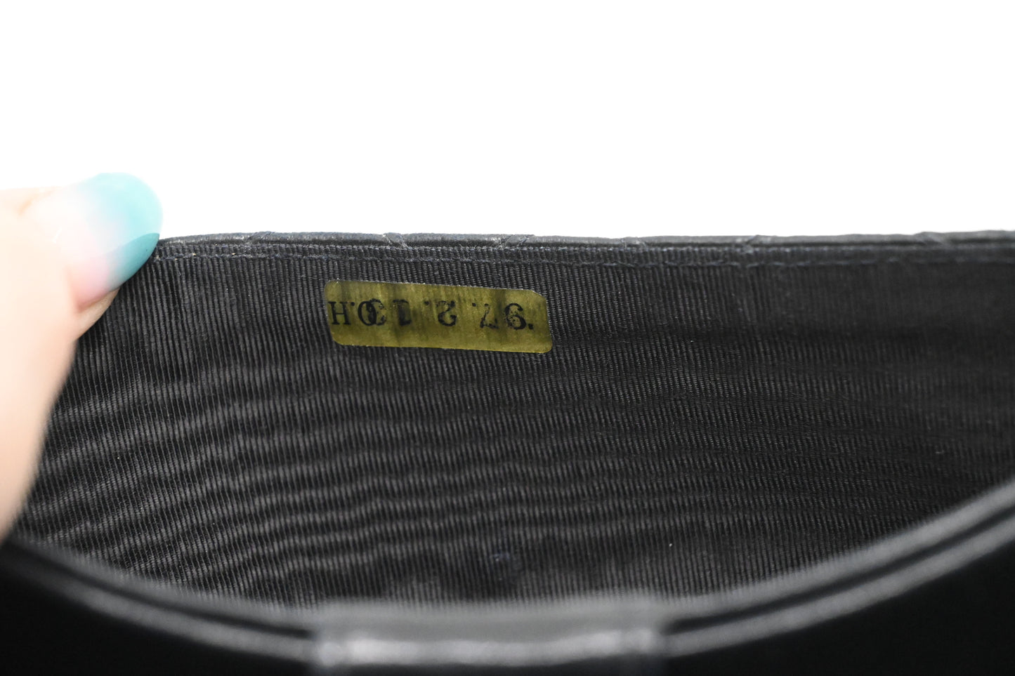 Chanel Long Wallet in Black Leather