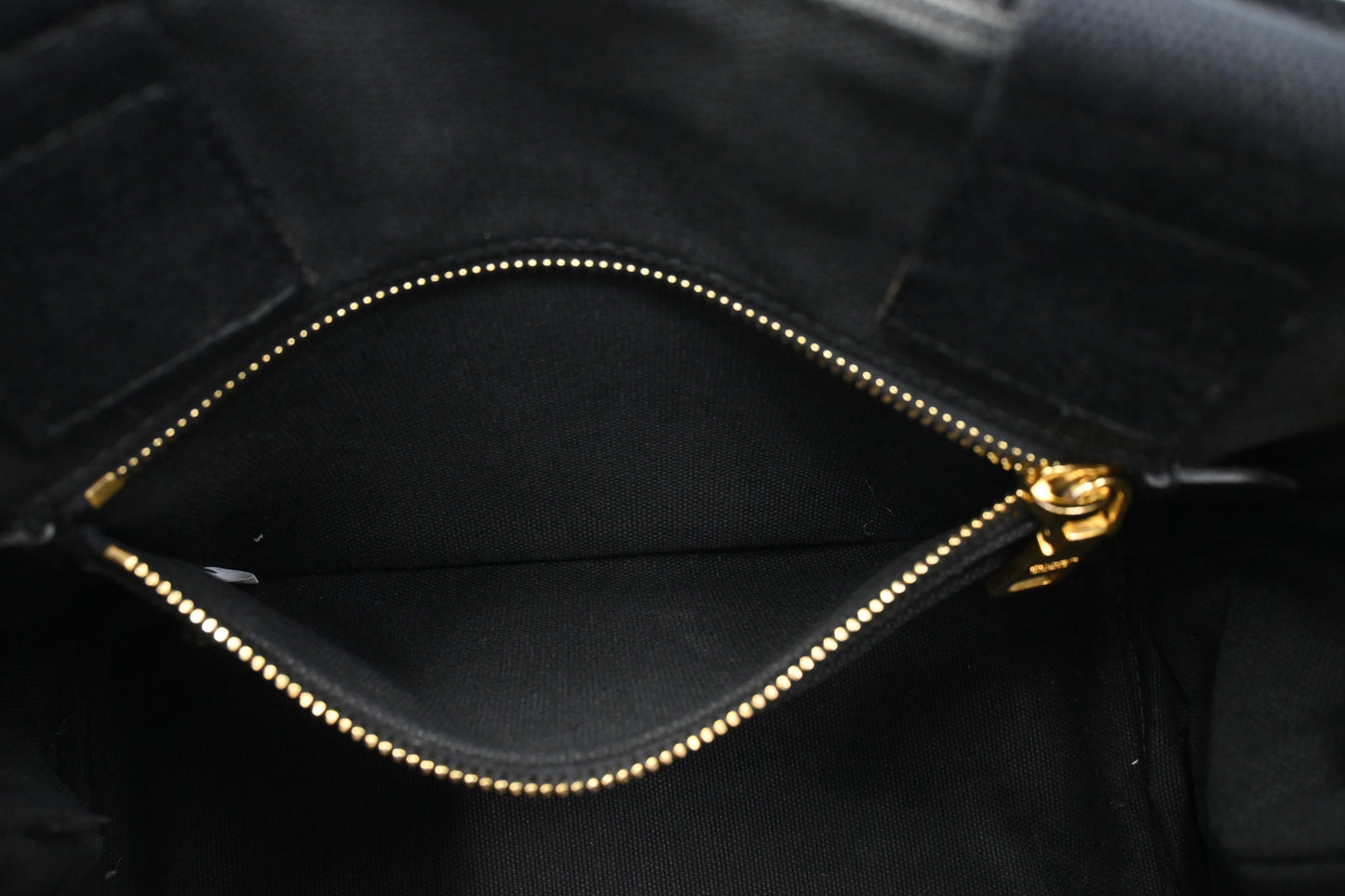 Prada Canapa Small Tote in Black Canvas