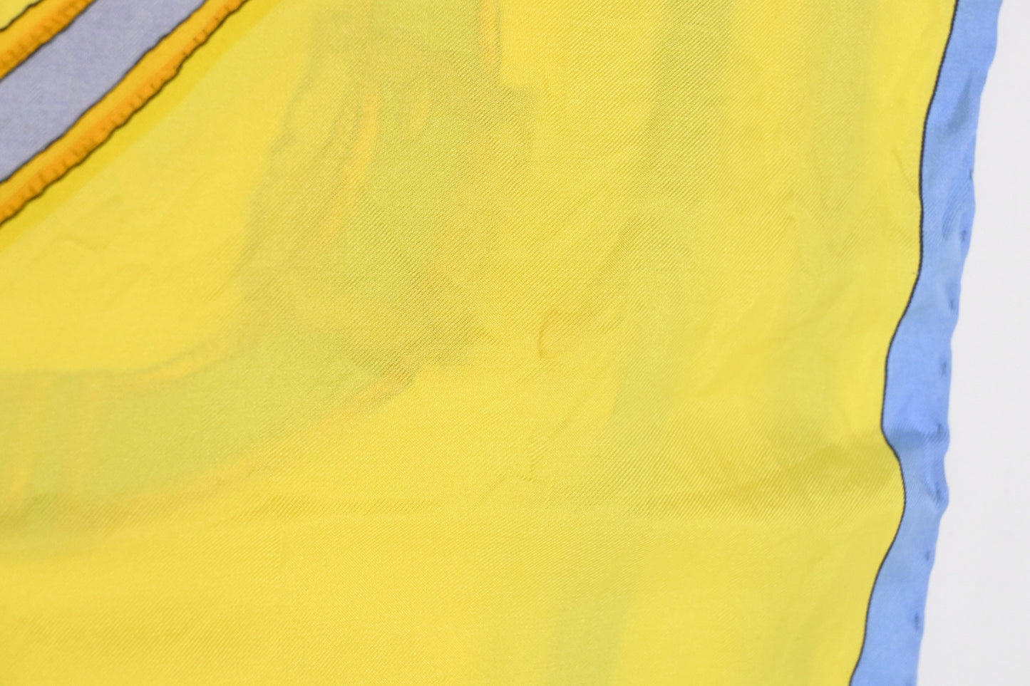 Hermes 'L'Instruction du Roy' Carre 140 in Yellow Silk