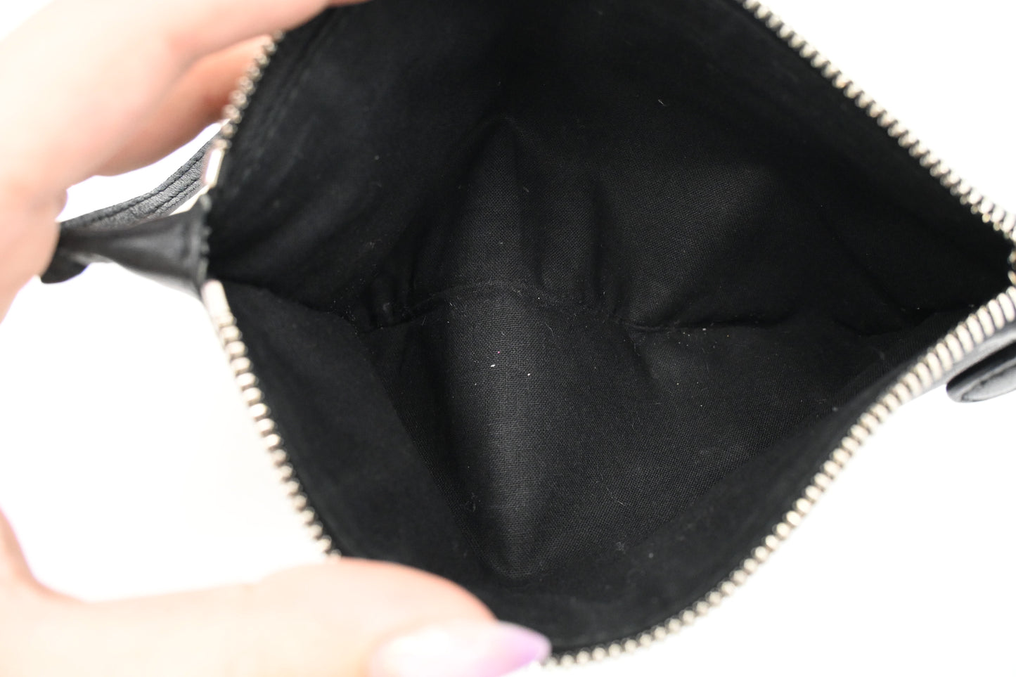 Balenciaga Navy Cabas Small Tote in Black Leather and Canvas