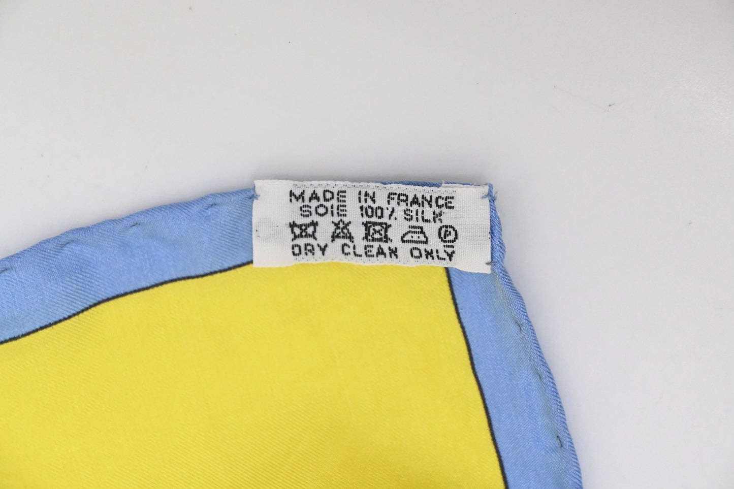 Hermes 'L'Instruction du Roy' Carre 140 in Yellow Silk