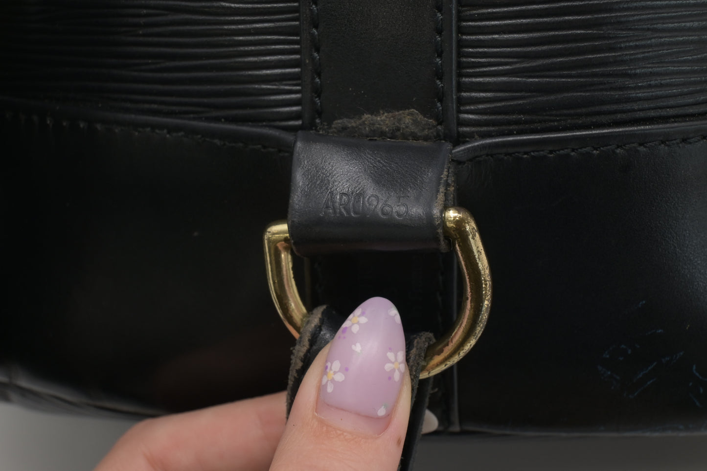 Louis Vuitton Randonnee PM in Black Epi Leather