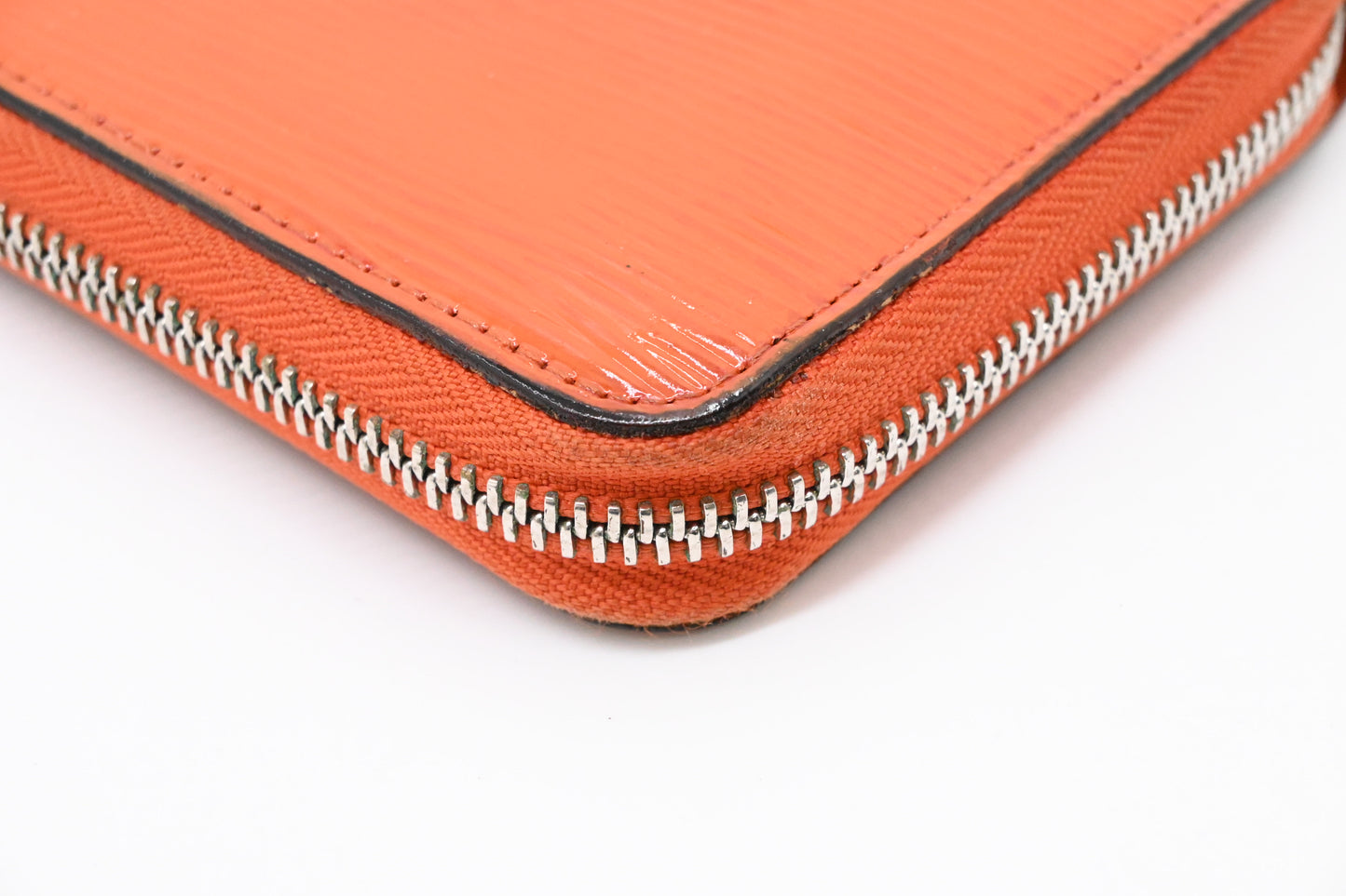 Louis Vuitton Zippy Long Wallet in Orange Epi Leather