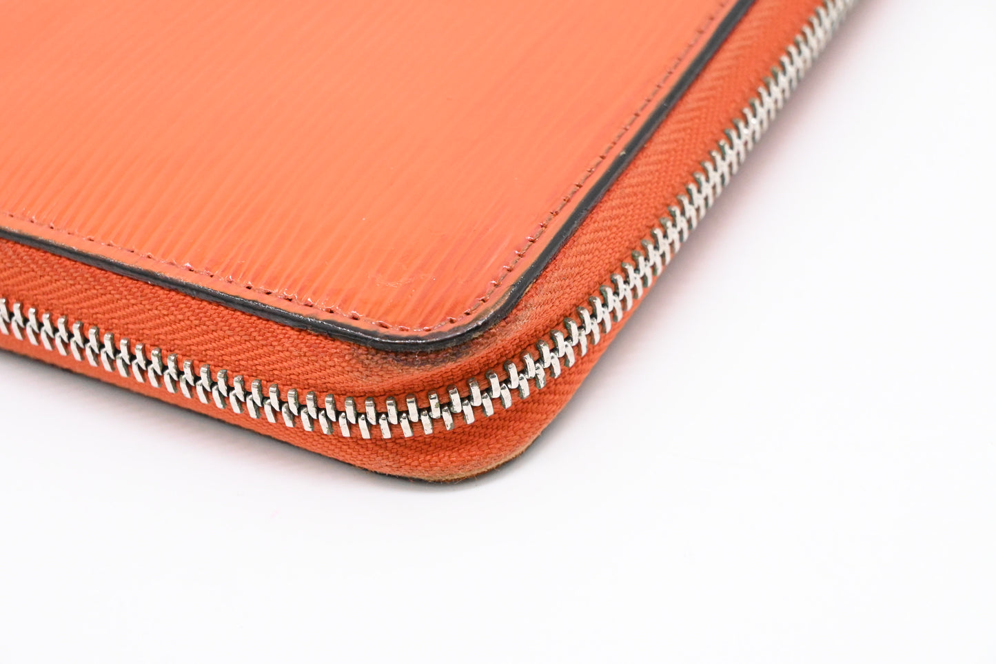 Louis Vuitton Zippy Long Wallet in Orange Epi Leather