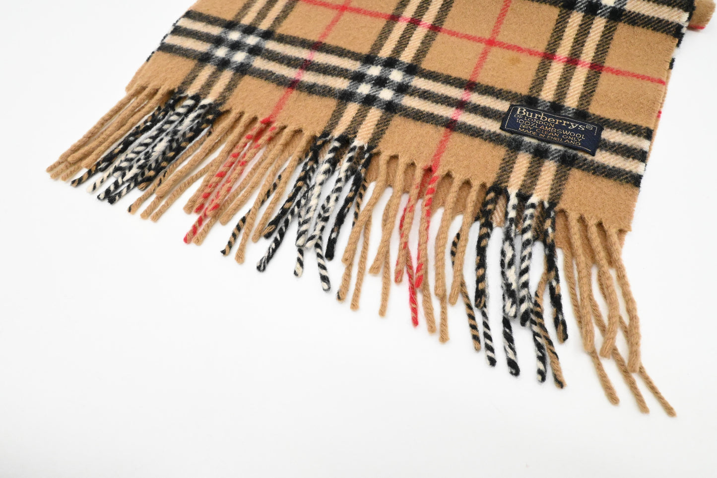 Burberry Scarf in Beige Lambswool