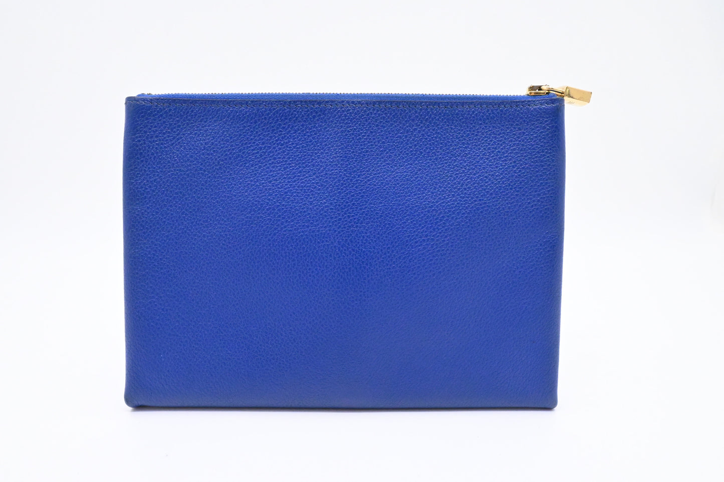 Hermes Atout Pouch in Blue Leather