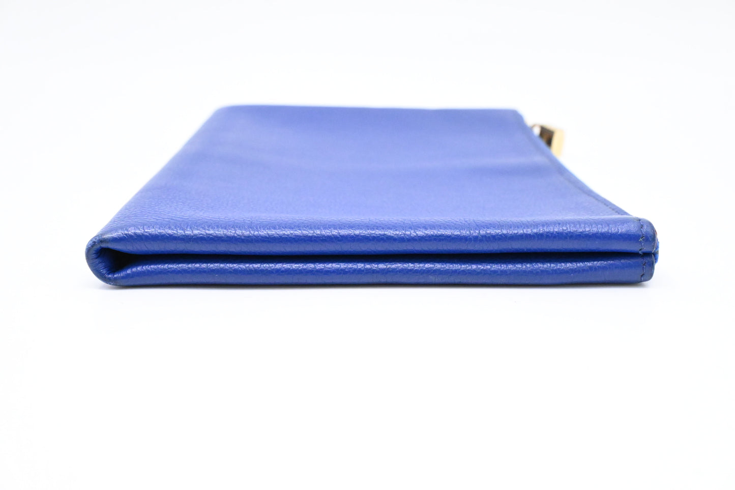 Hermes Atout Pouch in Blue Leather