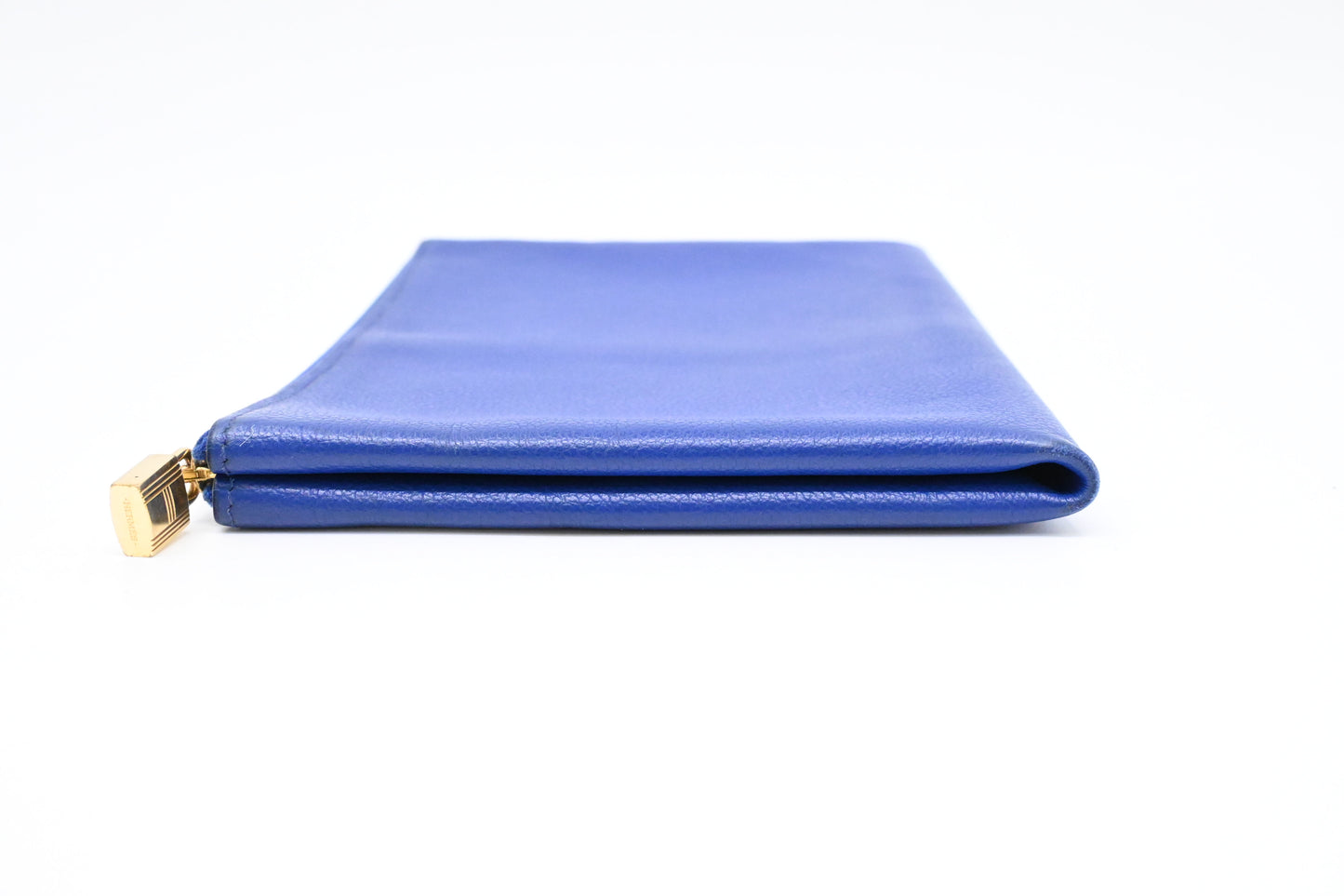Hermes Atout Pouch in Blue Leather