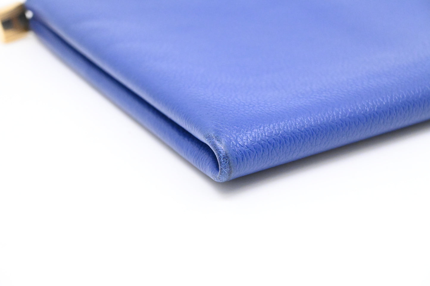 Hermes Atout Pouch in Blue Leather
