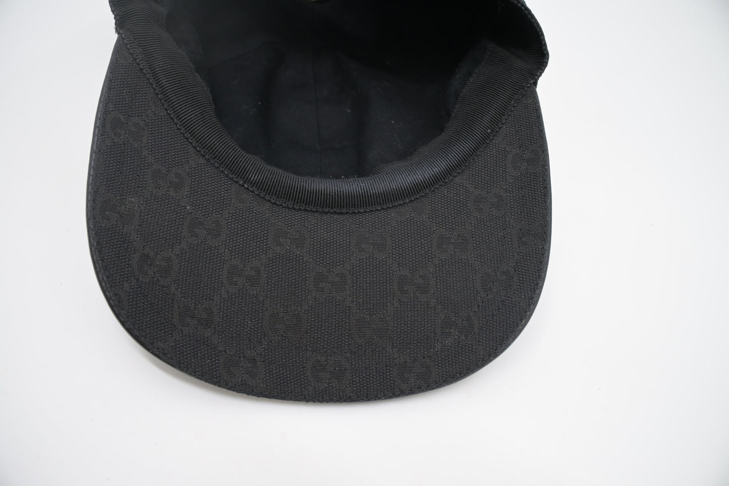 Gucci Cap in Black GG Canvas