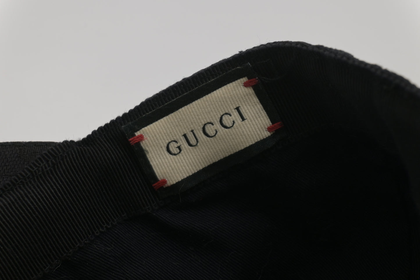 Gucci Cap in Black GG Canvas