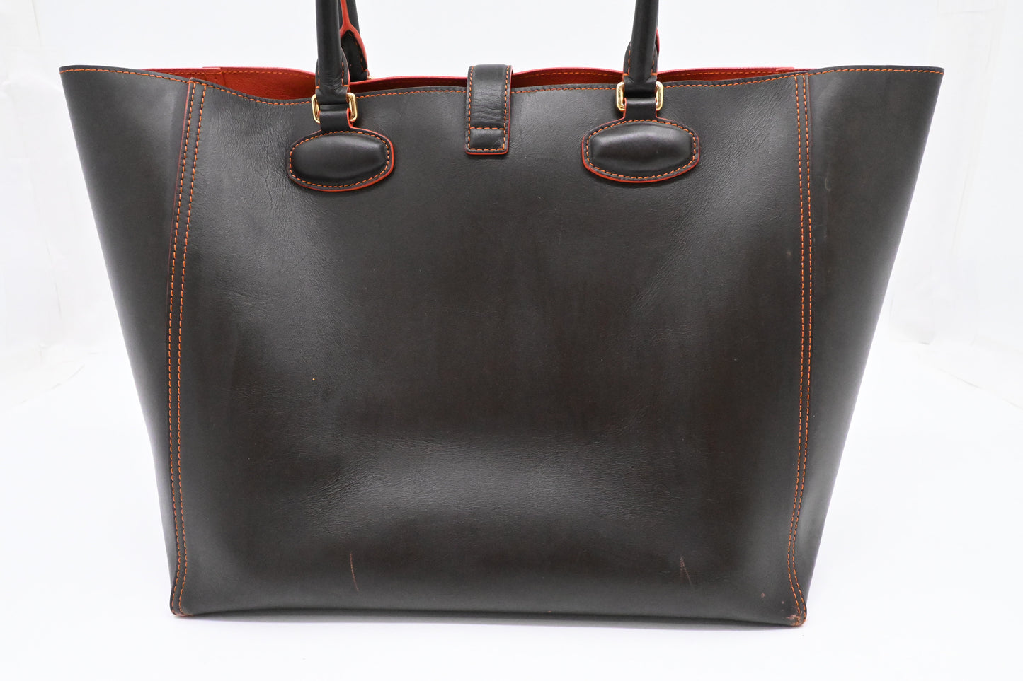 Loewe Leo Tote in Brown Leather