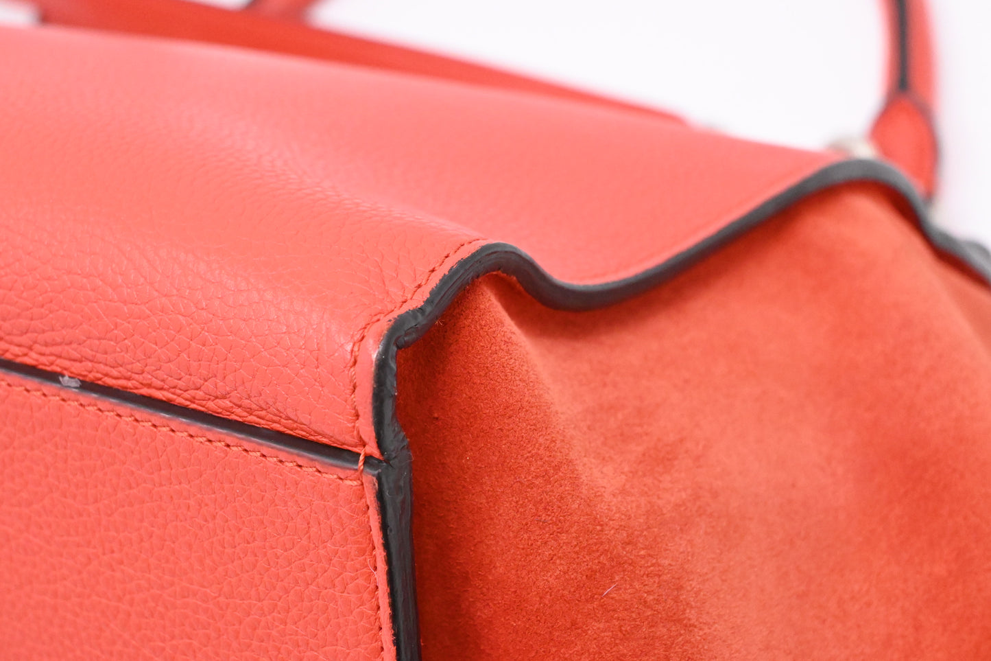 Celine Trapeze in Grapefruit Leather