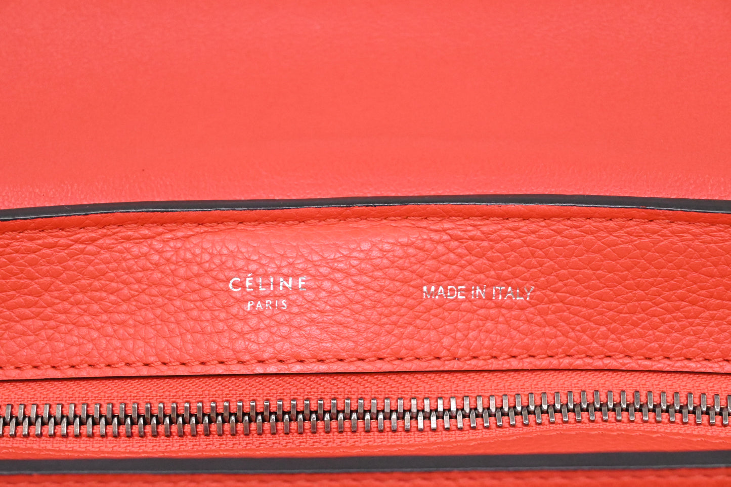 Celine Trapeze in Grapefruit Leather