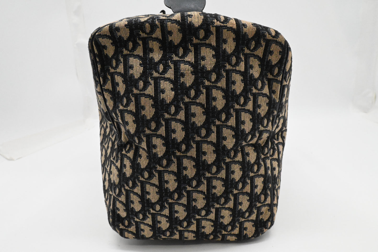 Dior Boston Bag in Navy Blue Oblique Canvas