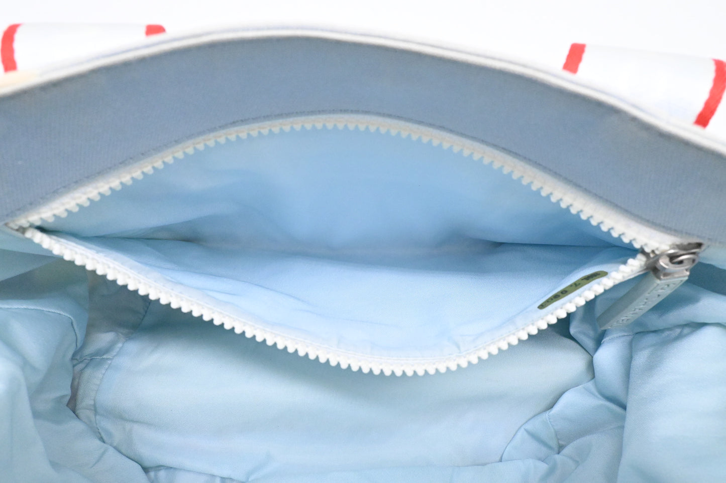 Chanel Small Surf Line Tote in Light Blue Canvas