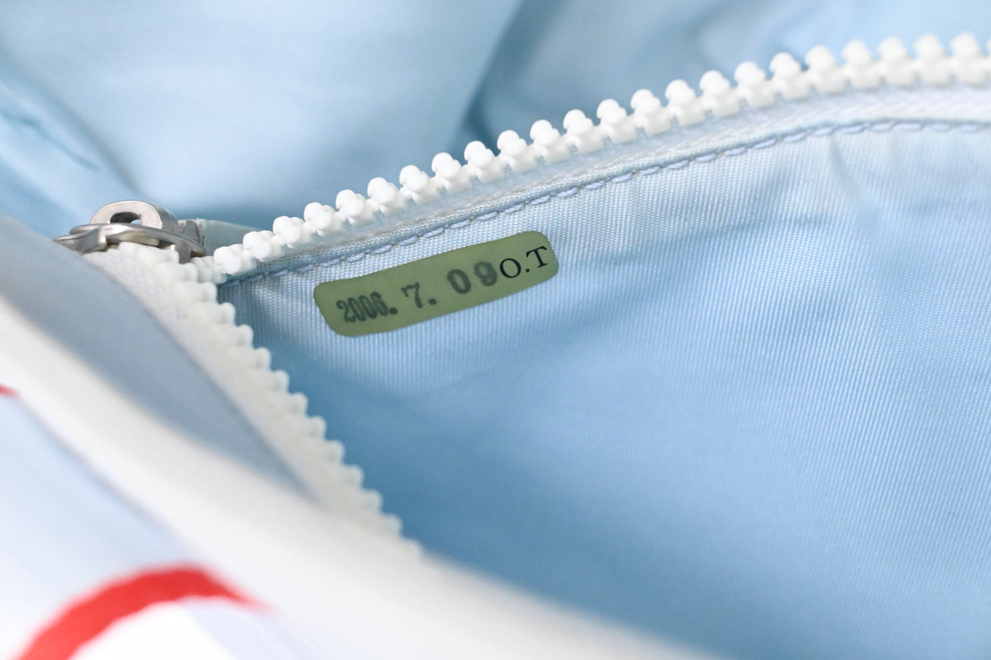 Chanel Small Surf Line Tote in Light Blue Canvas