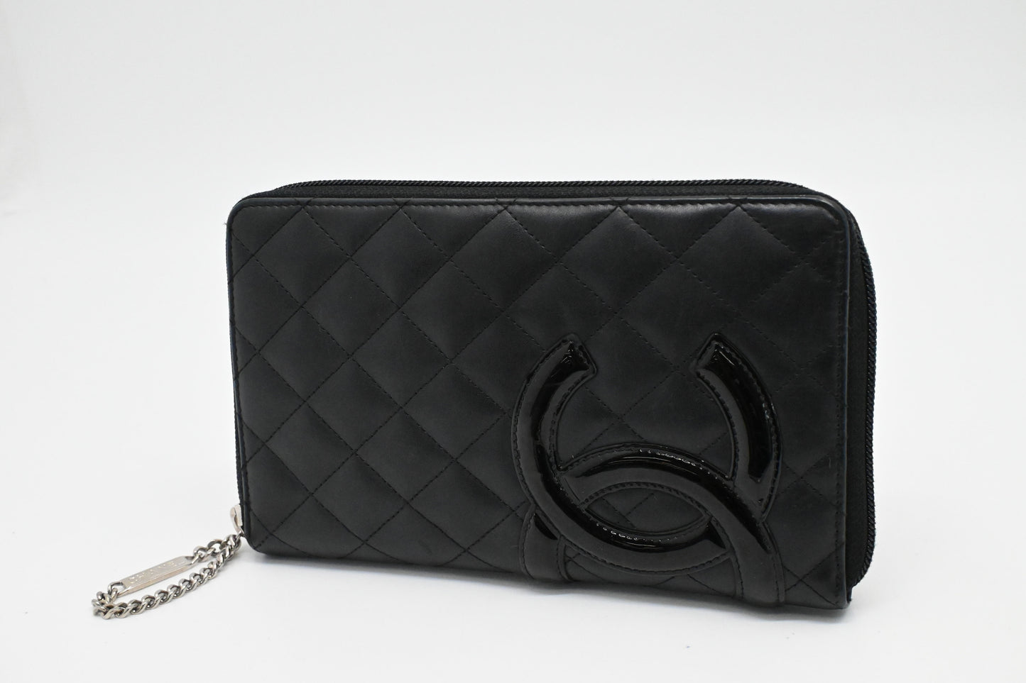 Chanel Cambon Organizer in Black Leather