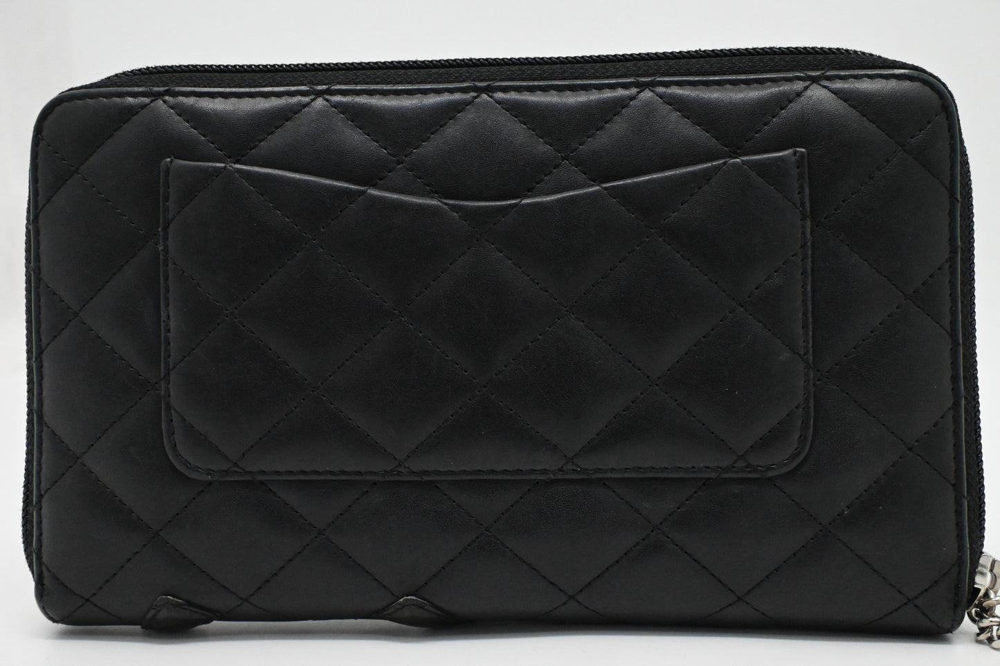 Chanel Cambon Organizer in Black Leather