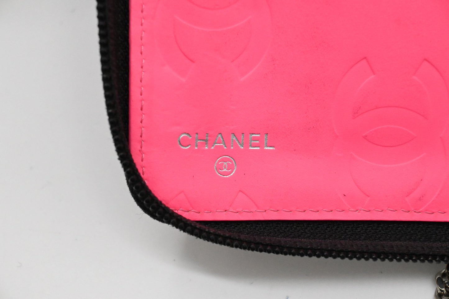 Chanel Cambon Organizer in Black Leather