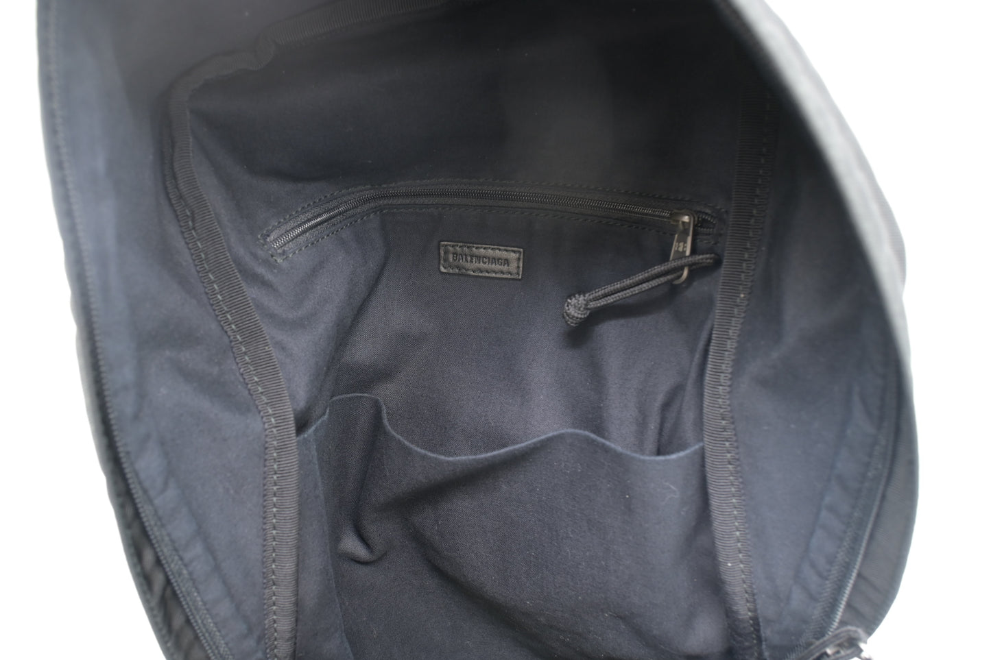 Balenciaga Explorer Backpack in Black Nylon Canvas