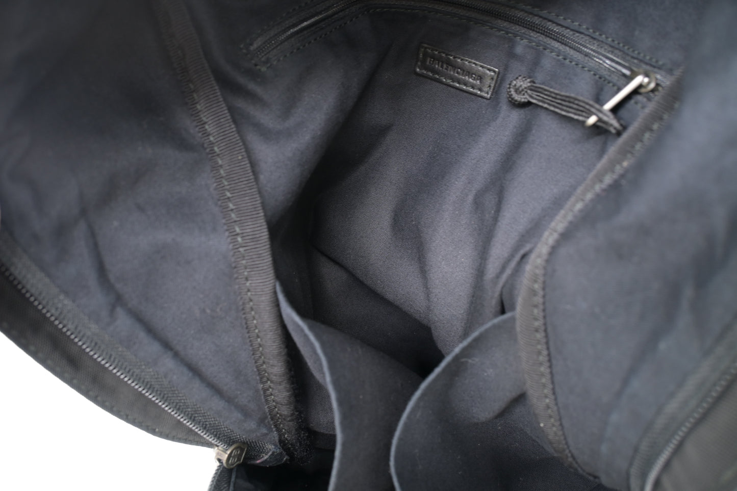 Balenciaga Explorer Backpack in Black Nylon Canvas