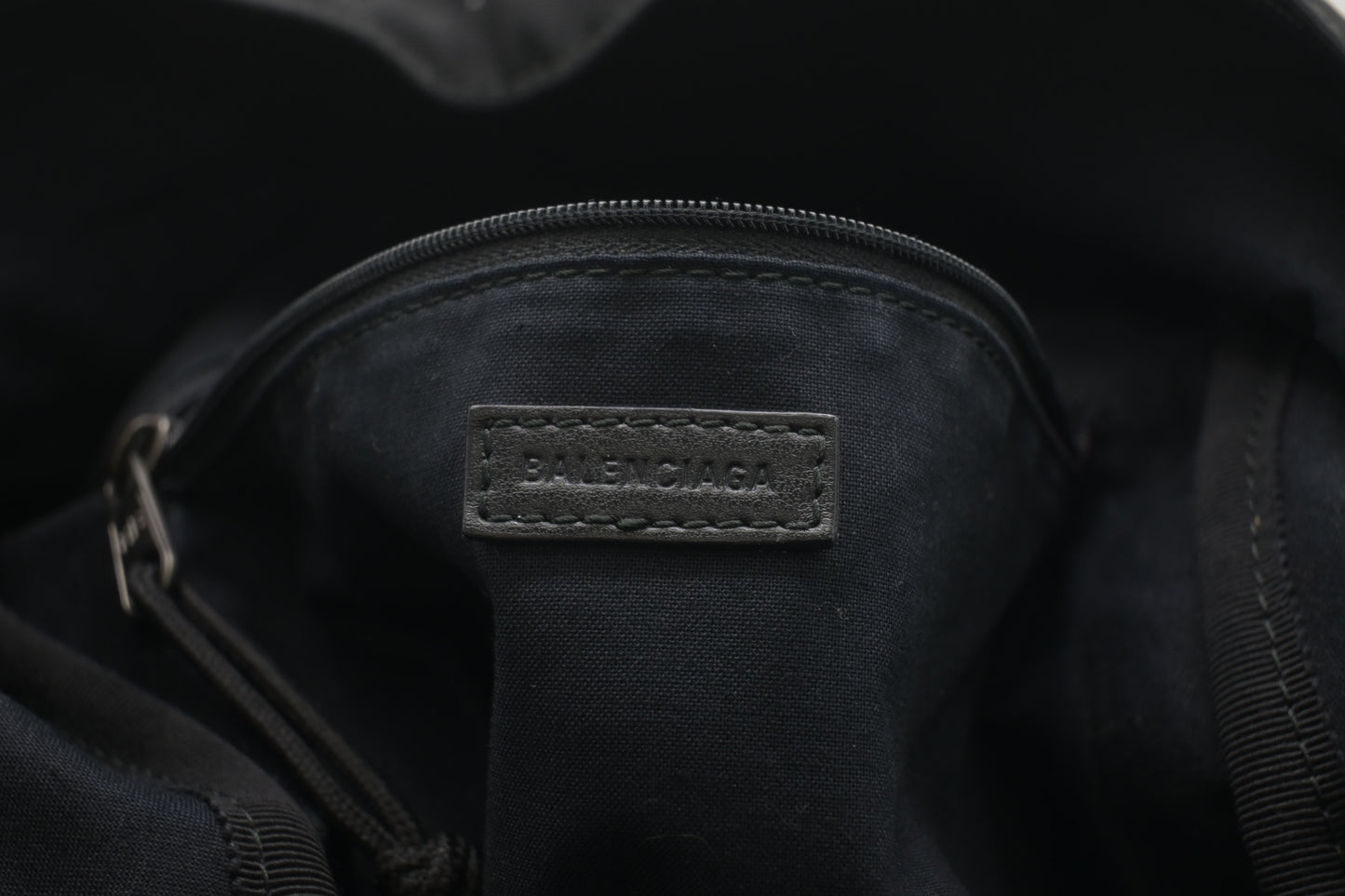 Balenciaga Explorer Backpack in Black Nylon Canvas