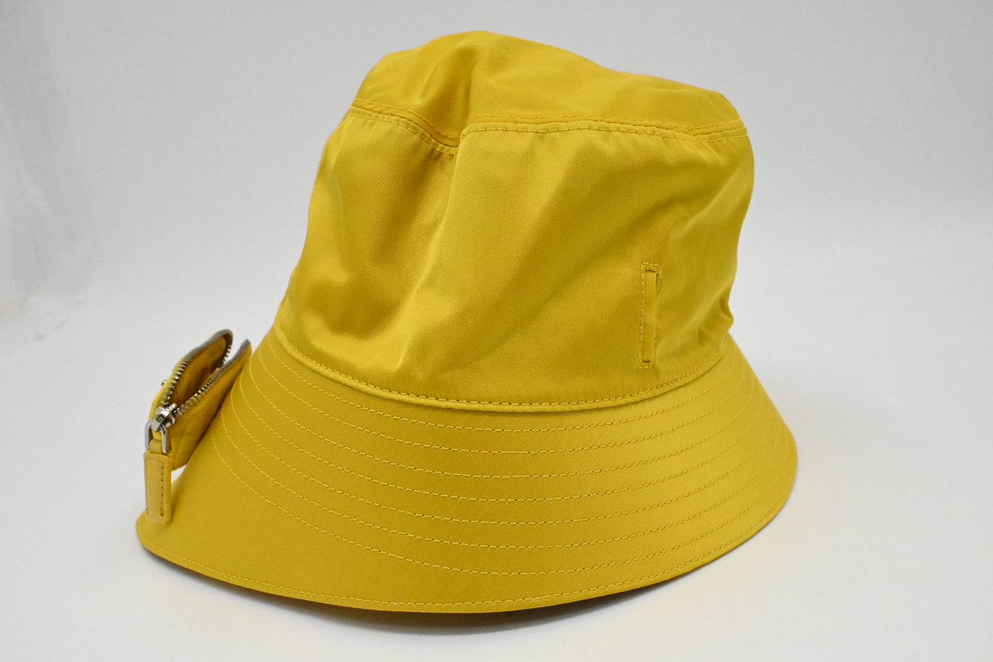 Prada Bucket Hat in Yellow Re-Nylon