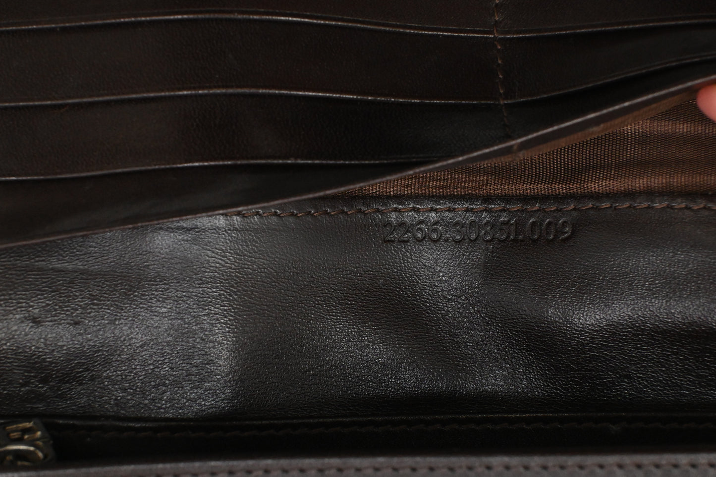 Fendi Long Wallet in Zucca Canvas