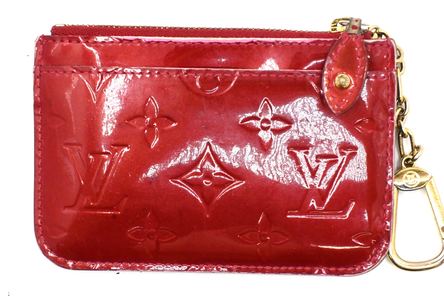 Louis Vuitton Cles NM in Indian Rose Vernis Leather