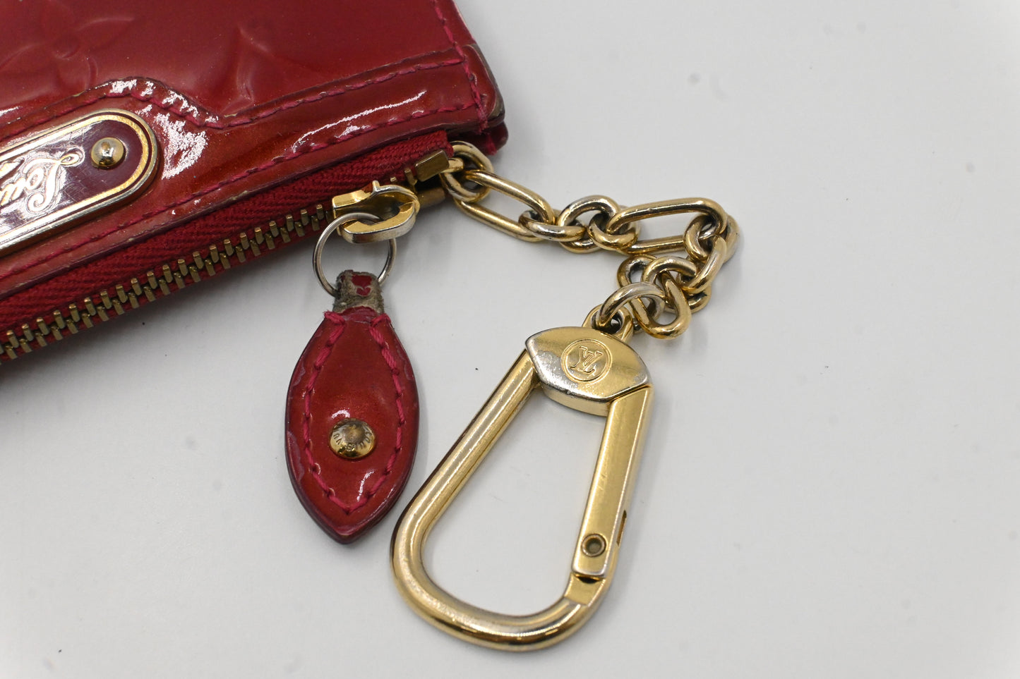 Louis Vuitton Cles NM in Indian Rose Vernis Leather
