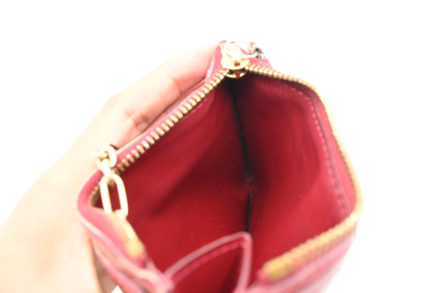 Louis Vuitton Cles NM in Indian Rose Vernis Leather