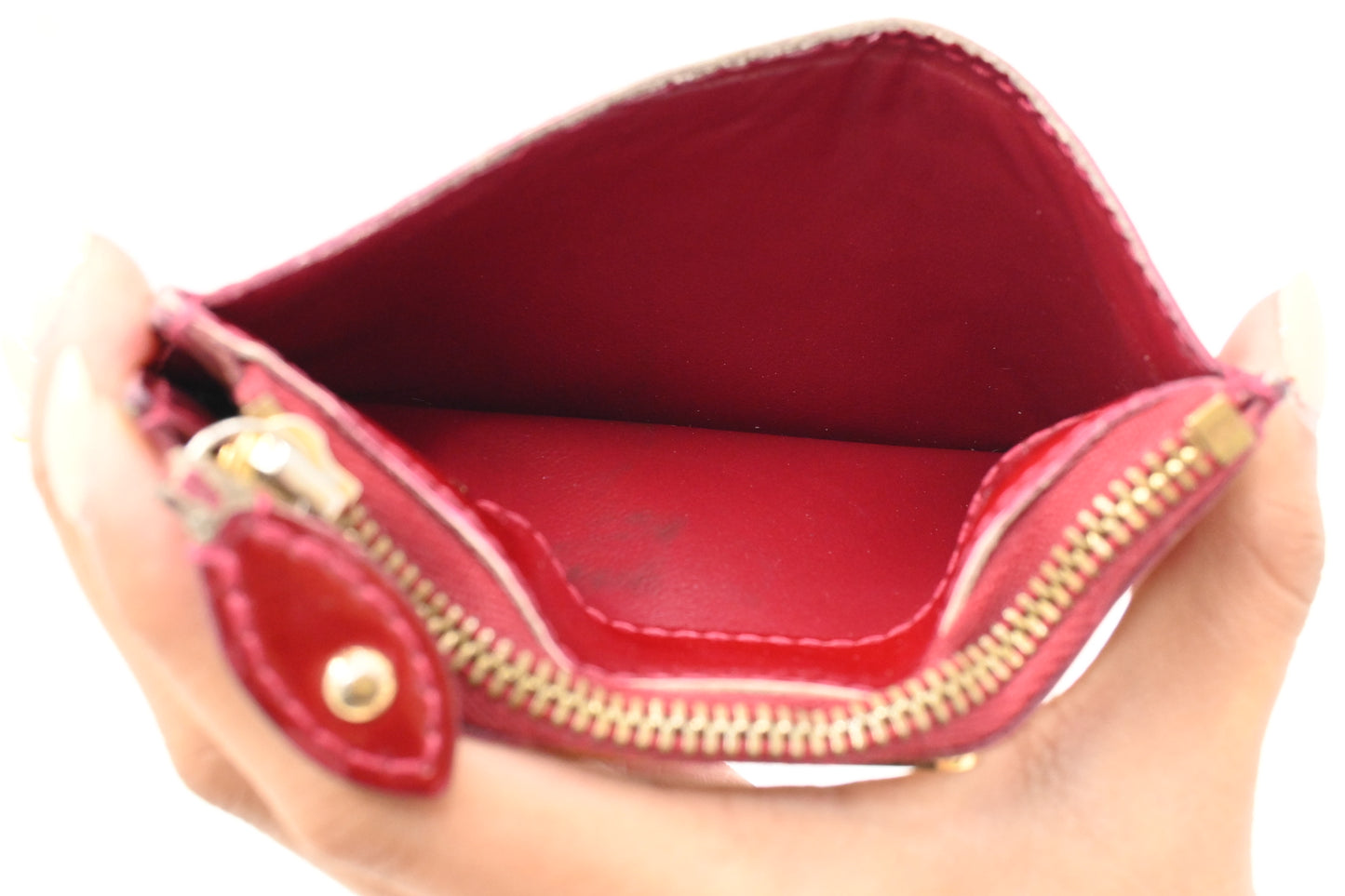 Louis Vuitton Cles NM in Indian Rose Vernis Leather