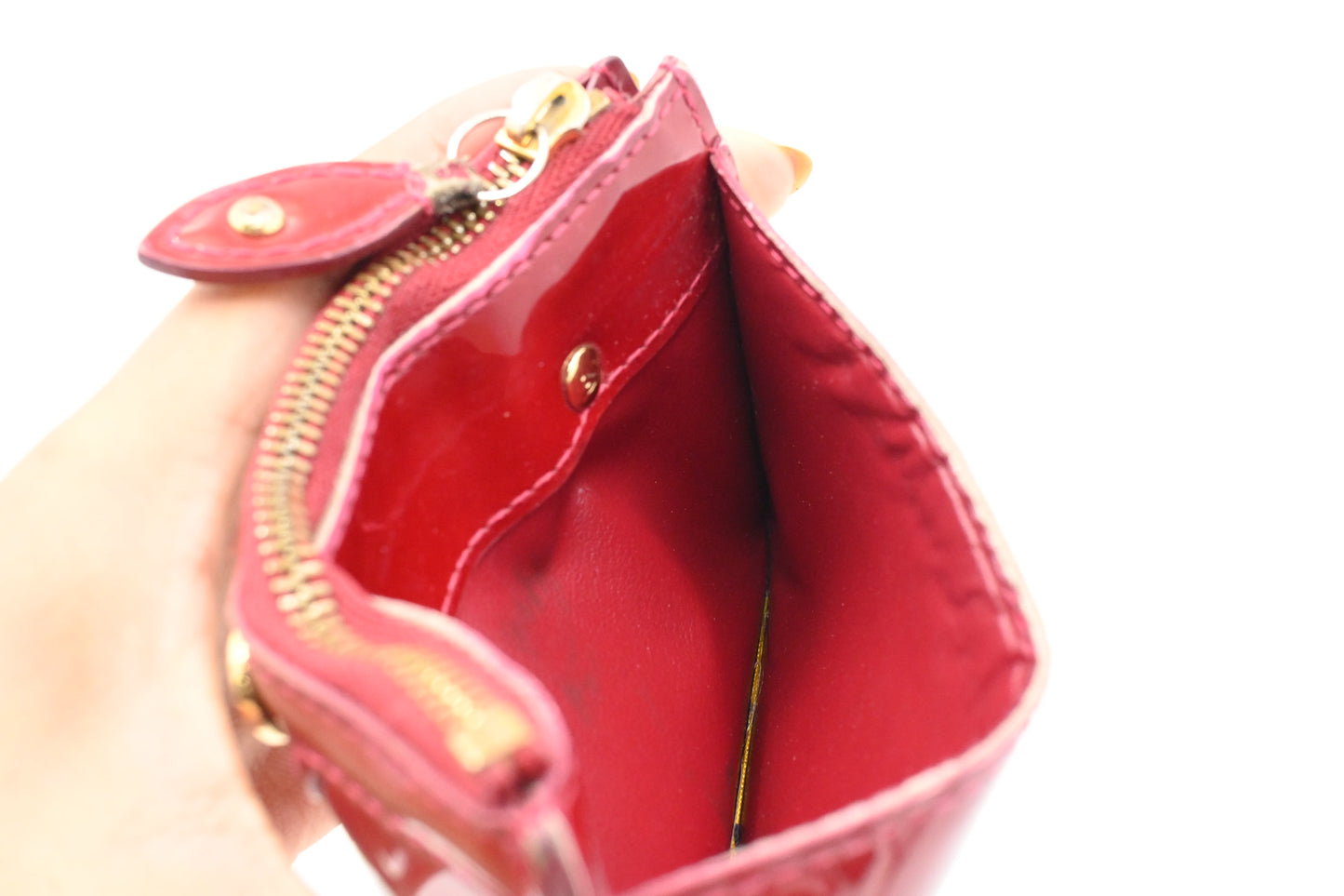 Louis Vuitton Cles NM in Indian Rose Vernis Leather