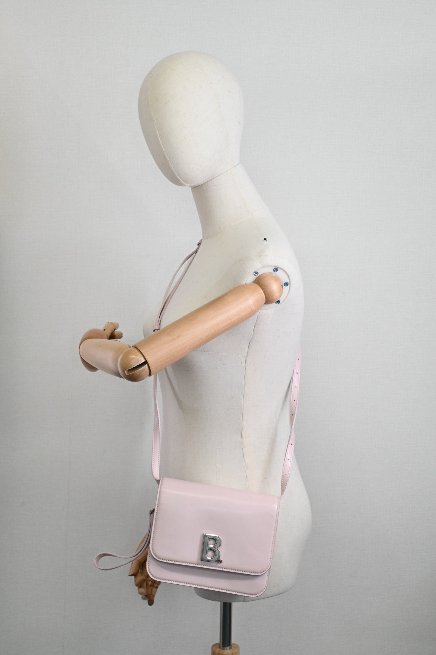 Balenciaga Crossbody in Pink Leather