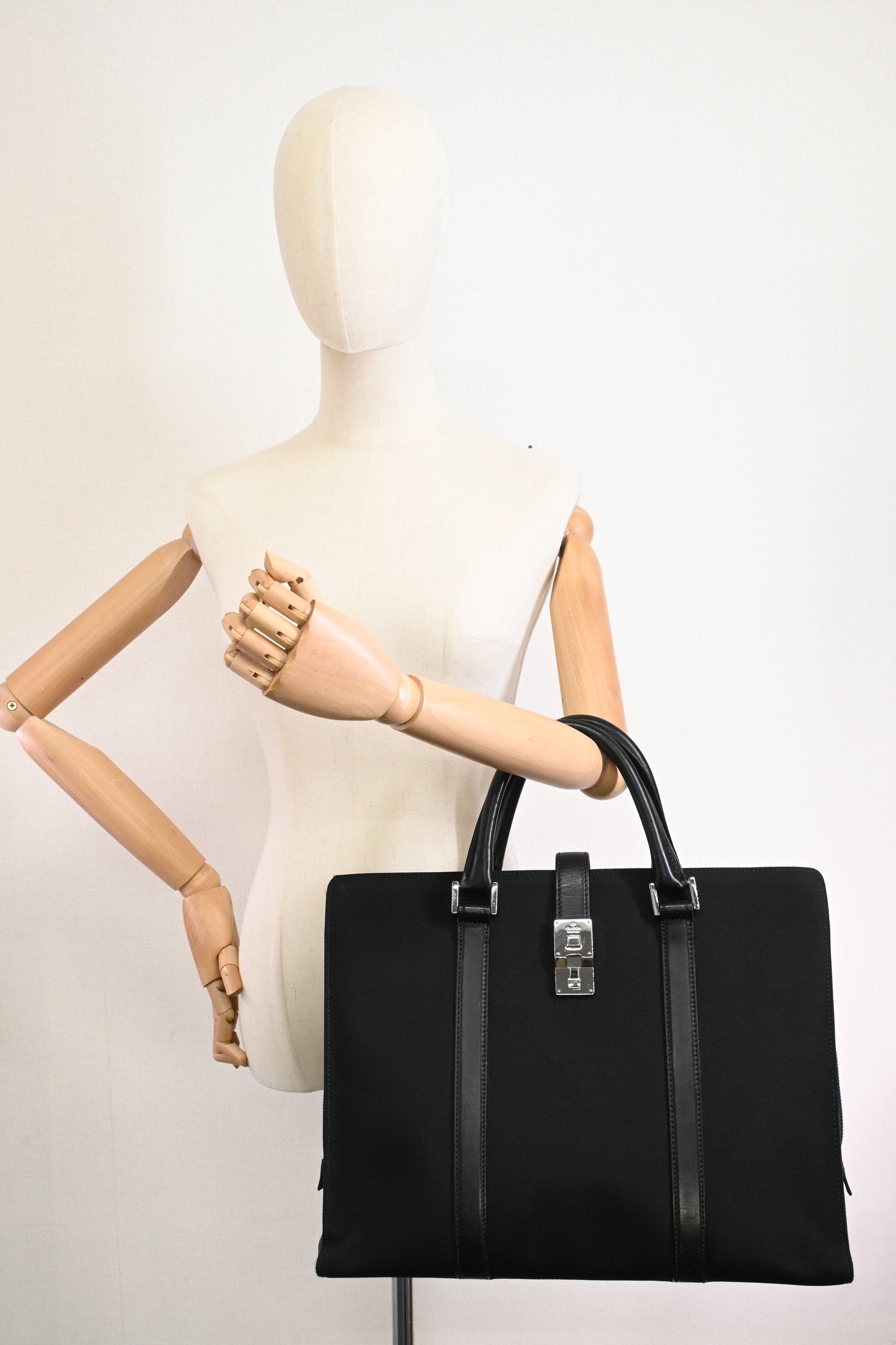 Gucci Business Bag in Black Canvas