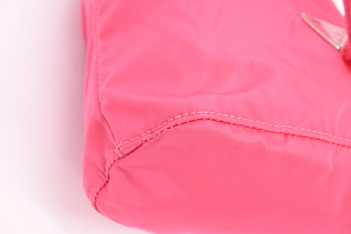 Prada Necessaire Bucket Pouch in Pink Nylon