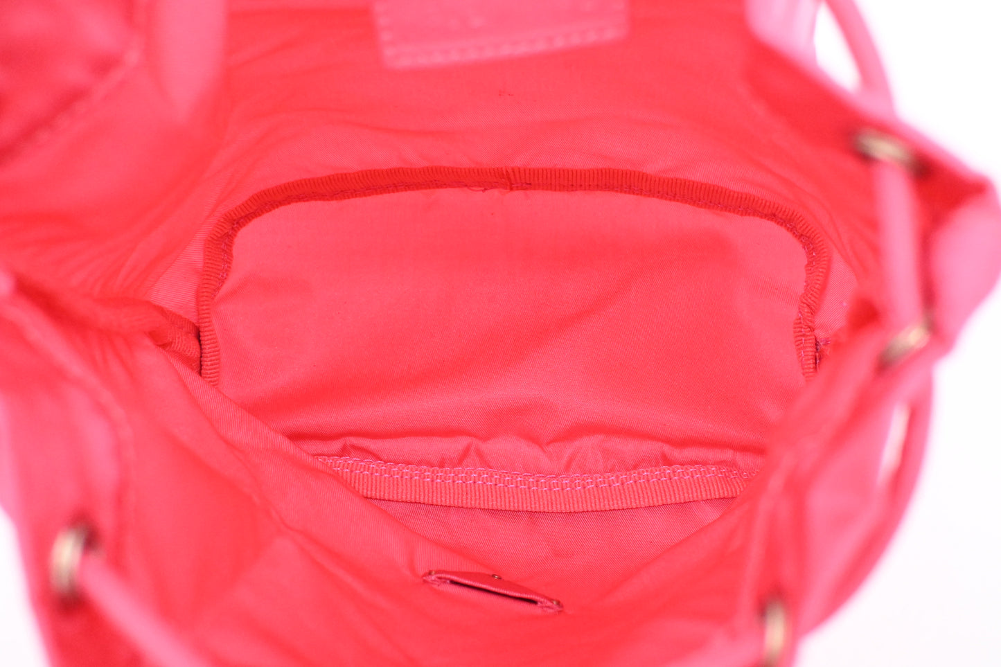 Prada Necessaire Bucket Pouch in Pink Nylon