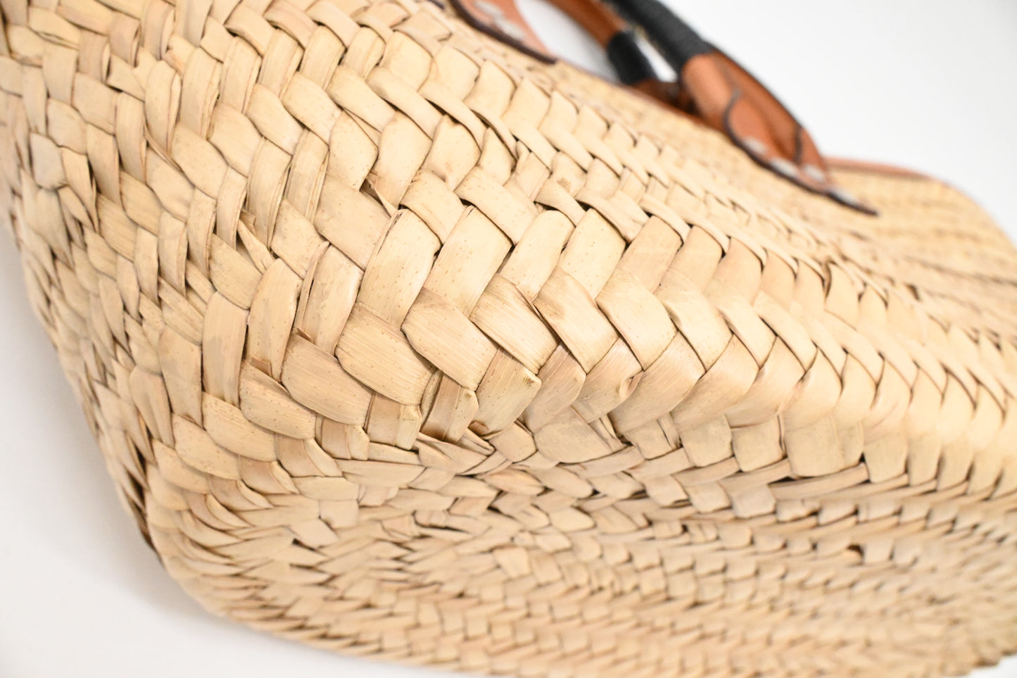 Balenciaga Bistro Panier Basket Bag in Tan Leather