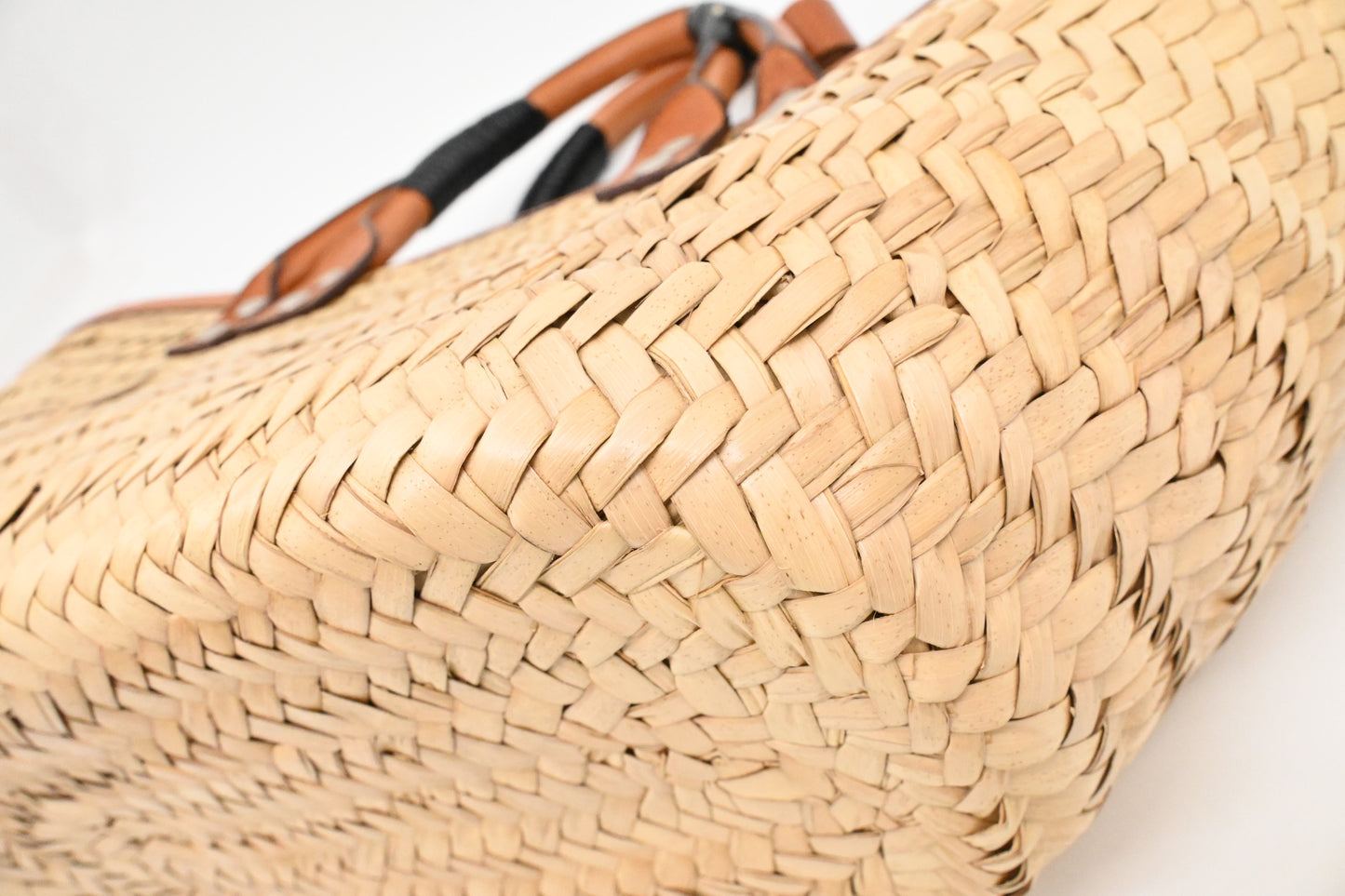 Balenciaga Bistro Panier Basket Bag in Tan Leather