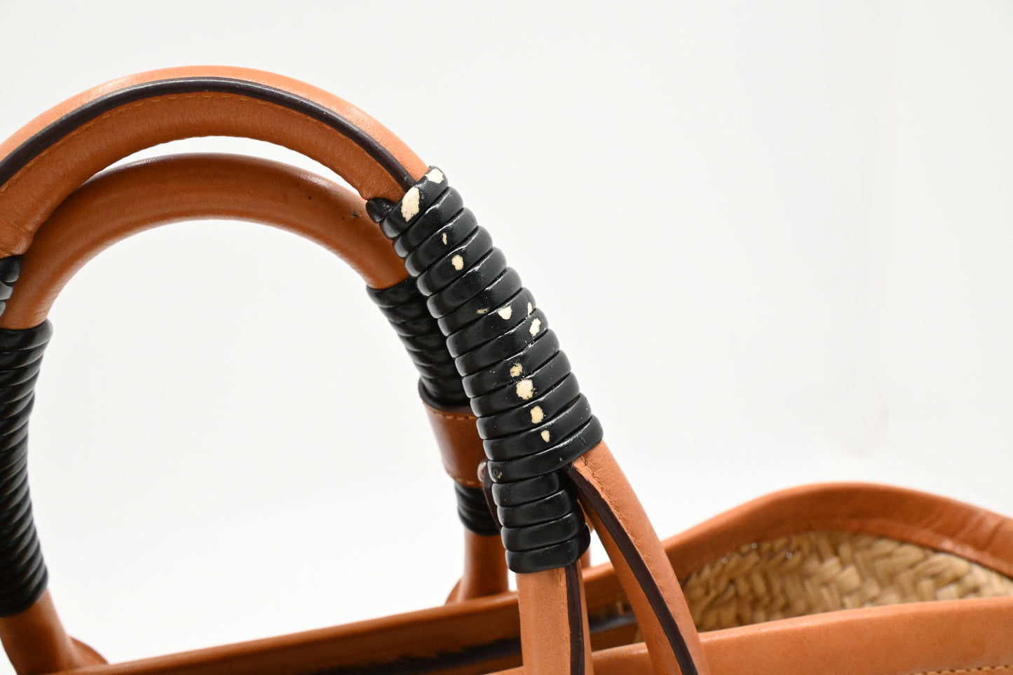 Balenciaga Bistro Panier Basket Bag in Tan Leather